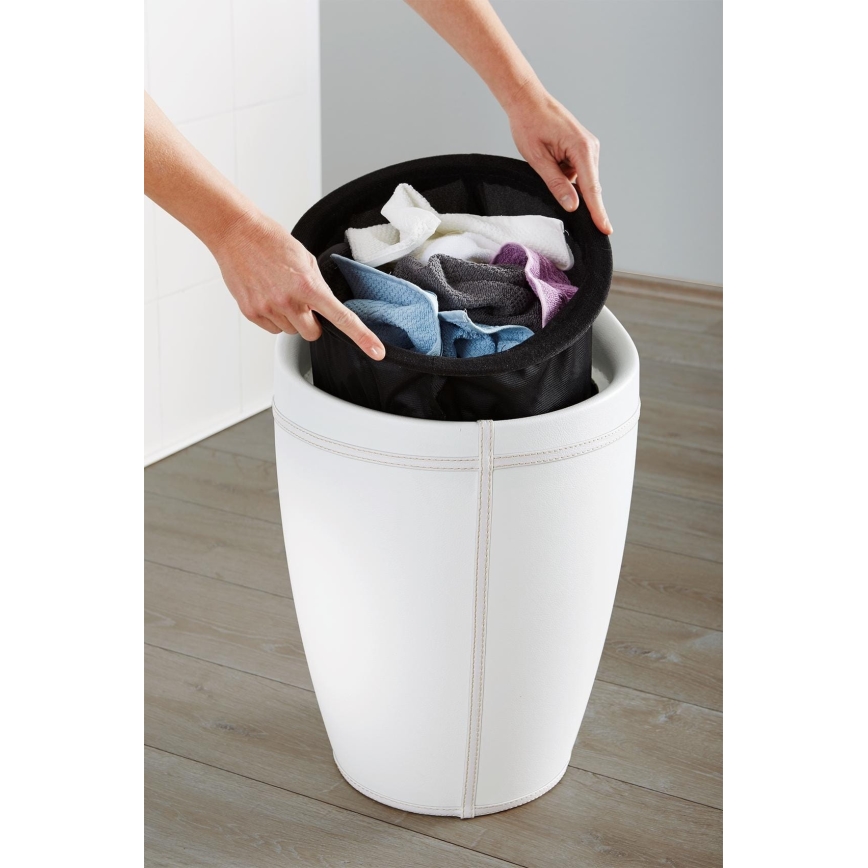 WENKO 21773100 - Stolička CANDY 36x50,5 cm bílá/černá