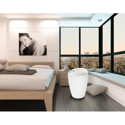 WENKO 21773100 - Stolička CANDY 36x50,5 cm bílá/černá