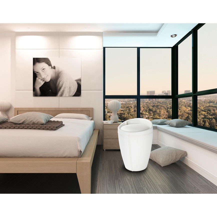 WENKO 21773100 - Stolička CANDY 36x50,5 cm bílá/černá