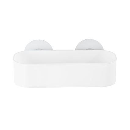 WENKO 21824100-Police OSIMO KUNSTSTOFF 27x12 cm bílá/čirá