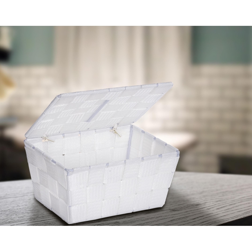 WENKO 22077100 - Koš ADRIA 19x14 cm bílá