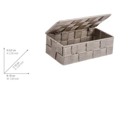 WENKO 22572100 - Organizér ADRIA 18x10 cm béžová