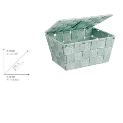 WENKO 22573100 - Košík ADRIA 19x14 cm zelená