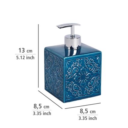 WENKO 22653100 - Dávkovač mýdla CORDOBA 500 ml modrá