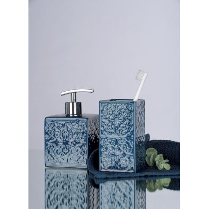 WENKO 22653100 - Dávkovač mýdla CORDOBA 500 ml modrá