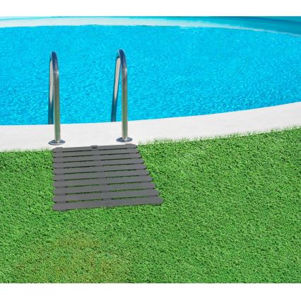 WENKO 22947100-Sprchová podložka INDOOR & OUTDOOR 55x55 cm šedá