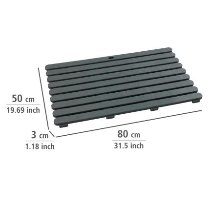 WENKO 22948100-Rohož INDOOR & OUTDOOR 50x80 cm šedá