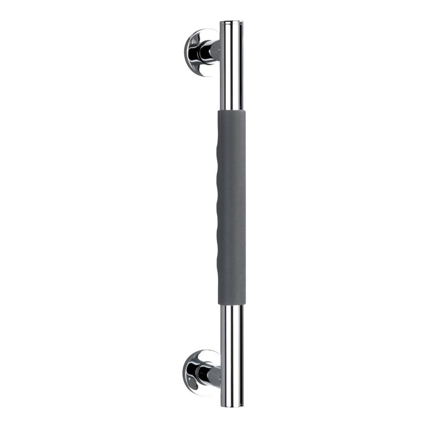 WENKO 23284100-Madlo SECURA 40,5x9 cm nerez/antracit/lesk. chrom