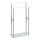 WENKO 23438100 - Stojan na ručníky DEBAR 20x83 cm nerez/satin/bílá