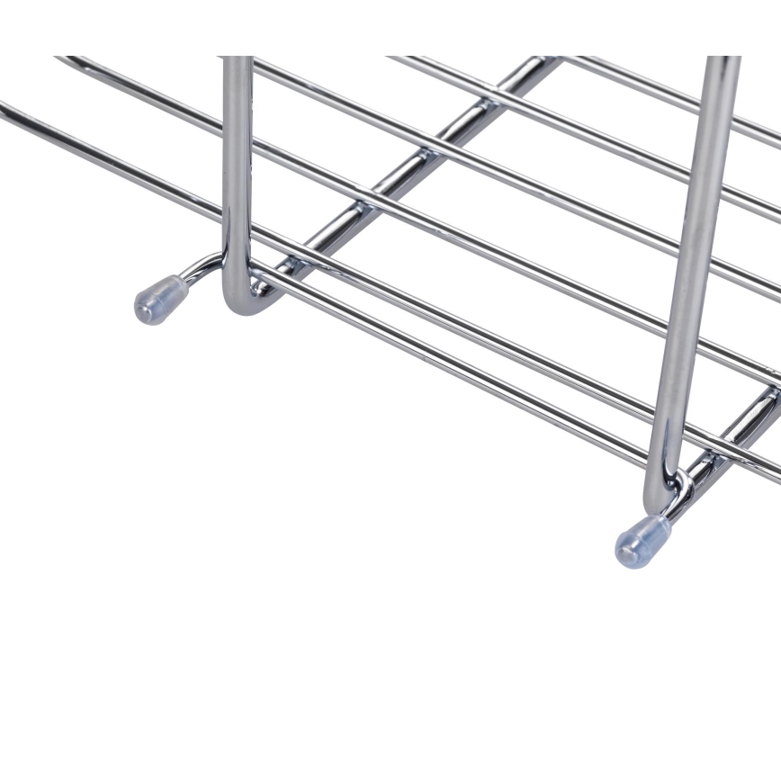 WENKO 23499100 - Sprchová polička MILO 25x36 cm nerez/stříbrná/čirá