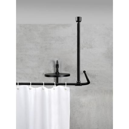 WENKO 23566100 - Stropní podpěra UNIVERSAL 57 cm černá