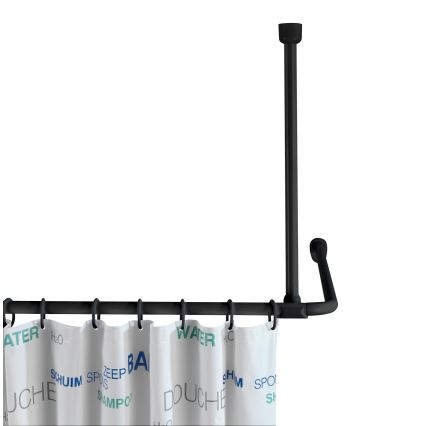 WENKO 23566100 - Stropní podpěra UNIVERSAL 57 cm černá