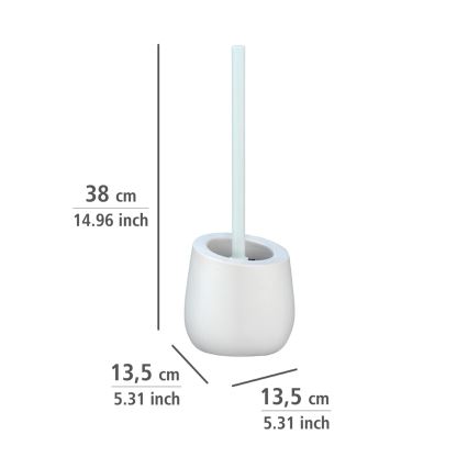 WENKO 23646100 - WC štětka BADI 13,5x38 cm bílá