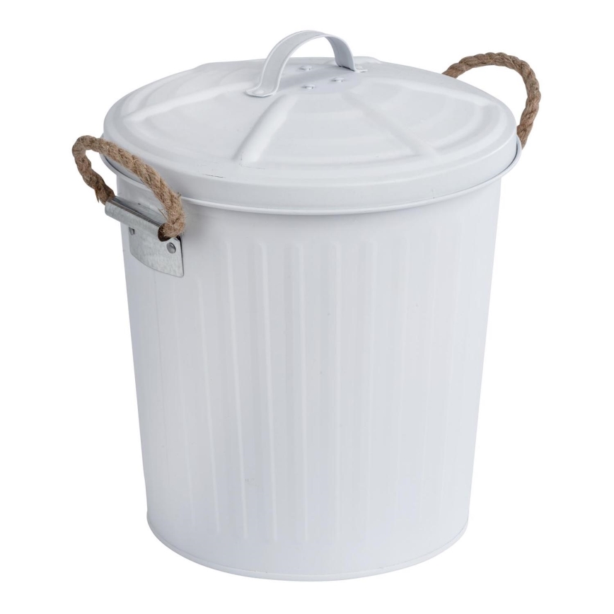 WENKO 23703100 - Koš GARA 24x28,5 cm bílá