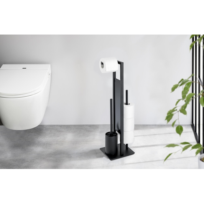WENKO 23708100 - WC kartáč RIVALTA 18x70 cm černá