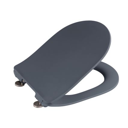 WENKO 23828100-WC sedátko SEDILO 45,2x36,2 cm šedá/stříbrná