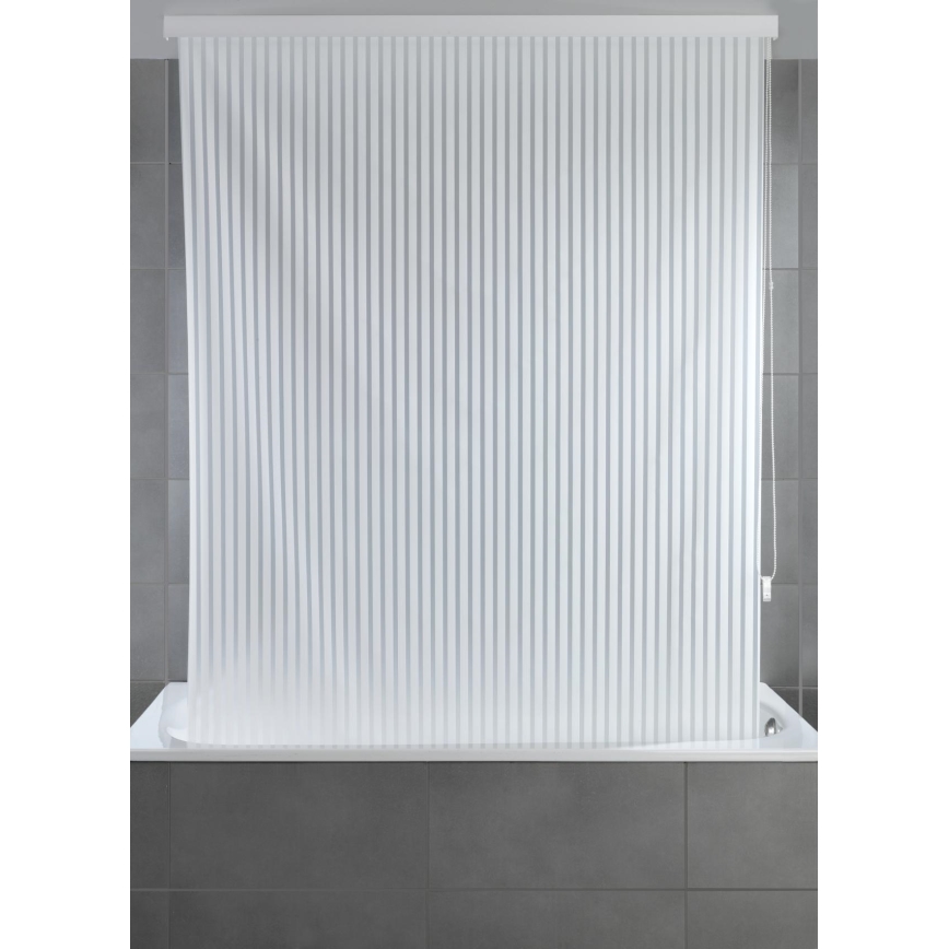 WENKO 23864100 - Sprchová roleta 132x240 cm bílá