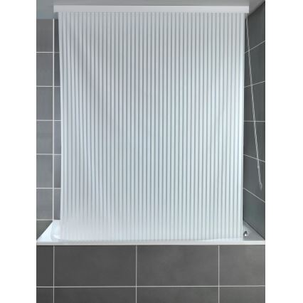 WENKO 23864100 - Sprchová roleta 132x240 cm bílá