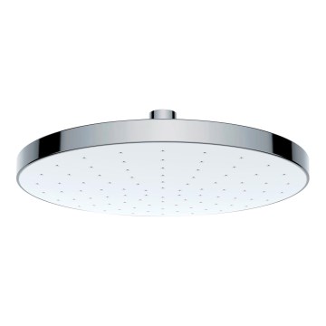 WENKO 24000100-Sprchová hlavice AUTOMATIC CLEANING 22,5x22,5 cm lesklý chrom/bílá