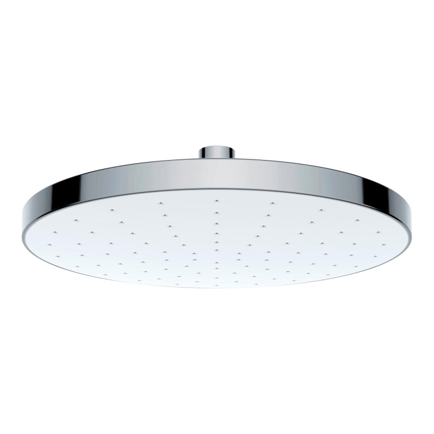 WENKO 24000100-Sprchová hlavice AUTOMATIC CLEANING 22,5x22,5 cm lesklý chrom/bílá
