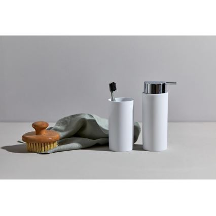 WENKO 24077800 - Set CALVO 6,5x13 cm bílá/lesklý chrom