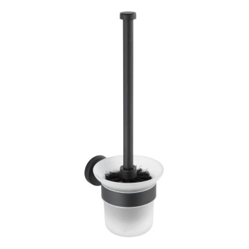 WENKO 24243100-WC štětka BOSIO BLACK 10x35 cm nerez/stříbrná/satin
