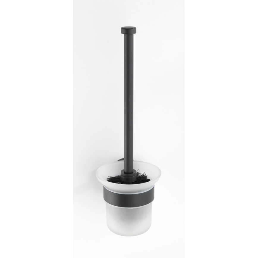 WENKO 24243100-WC štětka BOSIO BLACK 10x35 cm nerez/stříbrná/satin