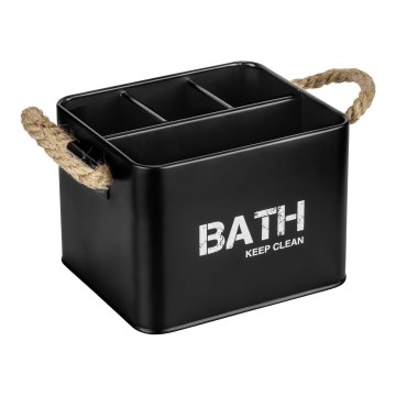 WENKO 24328100 - Úložný box GARA 19x13 cm černá