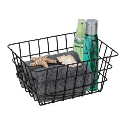 WENKO 24371100 - Koš VIANA 18x25 cm černá