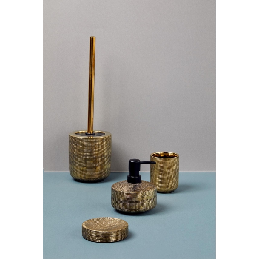 WENKO 24401100 - Dávkovač mýdla RIVARA 400 ml zlatá