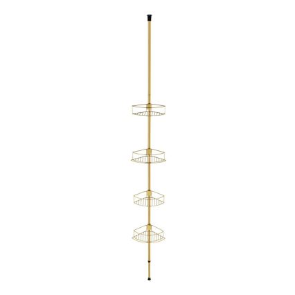 WENKO 24569100-Rohová police DOLCEDO 31x275 cm zlatá
