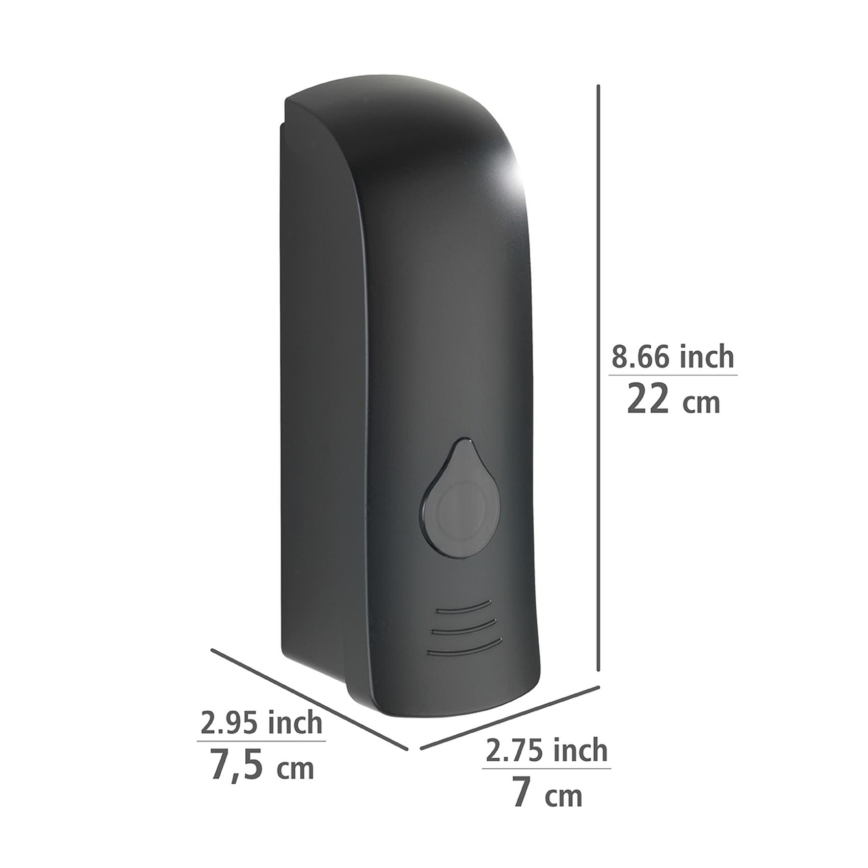 WENKO 24589100-Dávkovač mýdla RANERA 740 ml černá