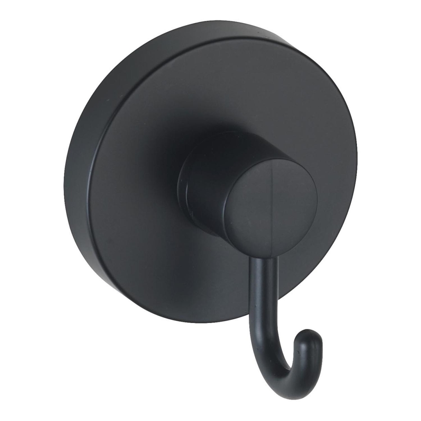 WENKO 24730100-Háček VACUUM-LOC RUND SCHW 6x6,7 cm černá