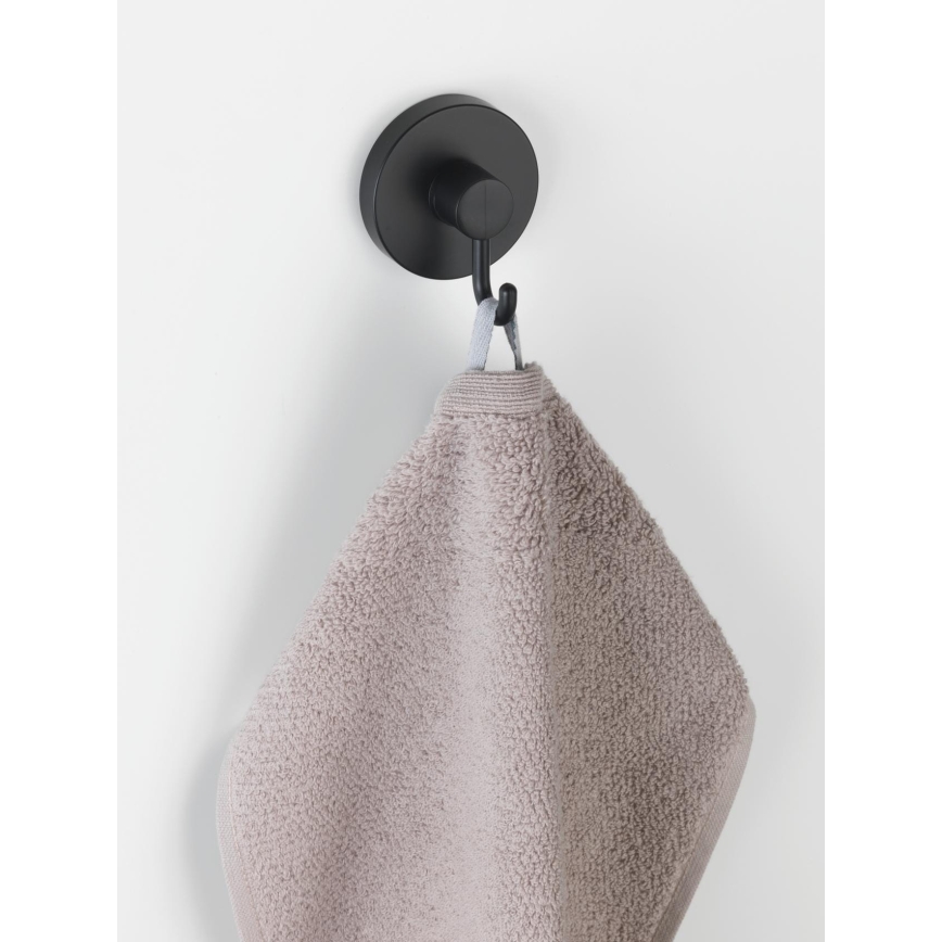 WENKO 24730100-Háček VACUUM-LOC RUND SCHW 6x6,7 cm černá