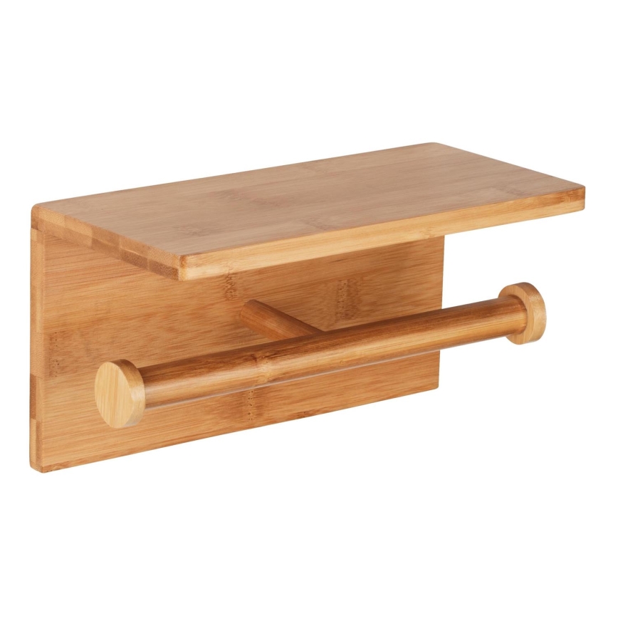 WENKO 24745100 - Držák toaletního papíru BAMBUSA 25x13 cm hnědá