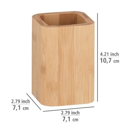 WENKO 24746100 - Pohárek BAMBUSA 7,1x10,7 cm hnědá
