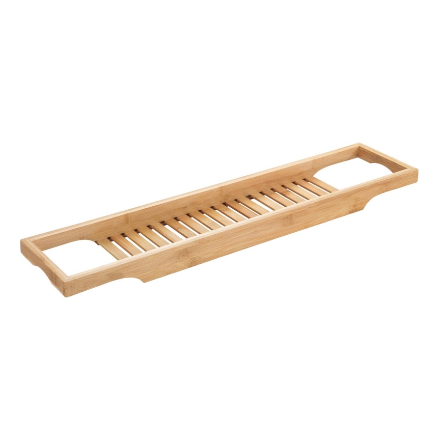 WENKO 24750100 - Polička do vany BAMBUSA 70x16 cm hnědá