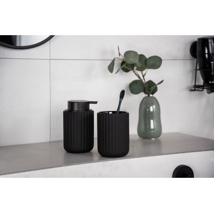 WENKO 24804100 - Dávkovač mýdla BELLUNO 8x13,5 cm černá