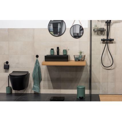 WENKO 24807100 - Dávkovač mýdla BELLUNO 8x13,5 cm zelená/černá