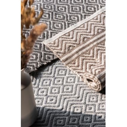 WENKO 24868100-Předložka SHAKI 50x80 cm béžová/bílá