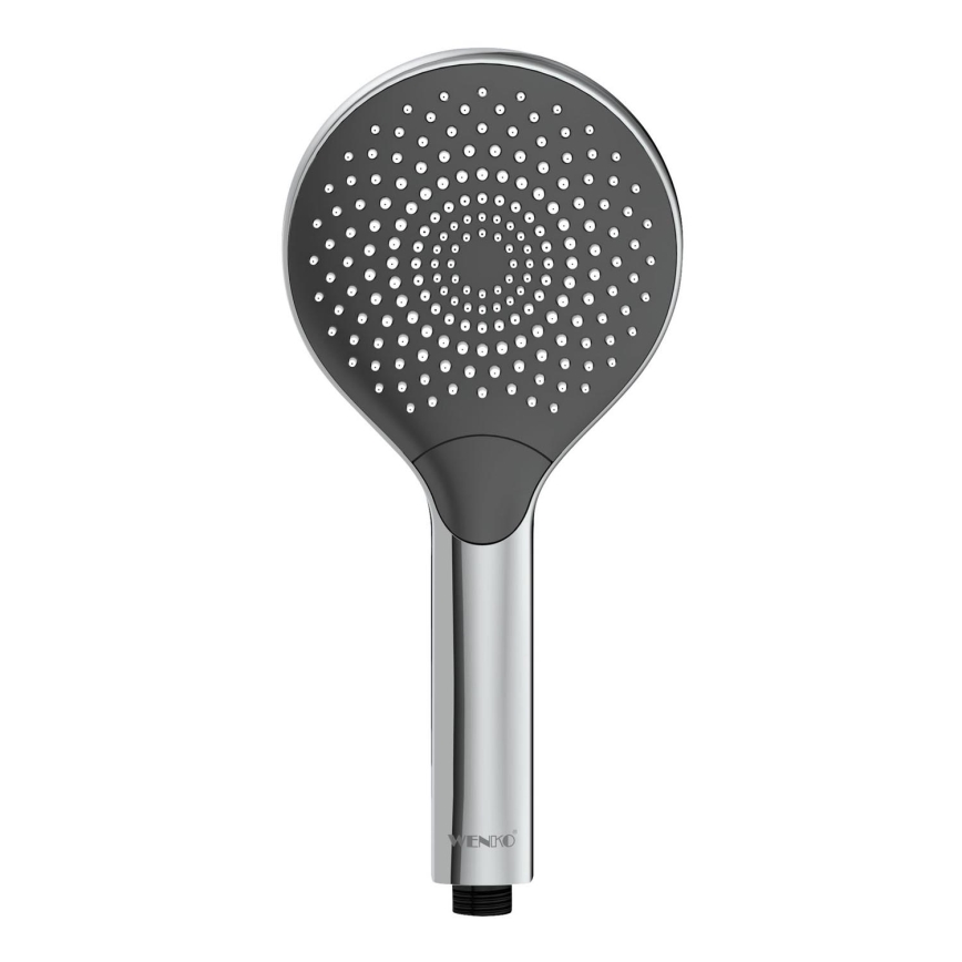 WENKO 24921100 - Sprchová hlavice WATERSAVING SYSTEM 12x12 cm lesklý chrom/šedá
