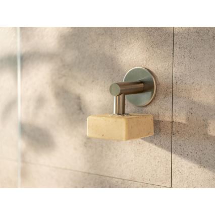 WENKO 24971100-Držák mýdla TURBO-LOC 4,5x7 cm stříbrná