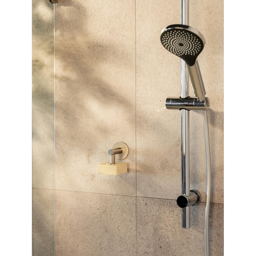 WENKO 24971100-Držák mýdla TURBO-LOC 4,5x7 cm stříbrná