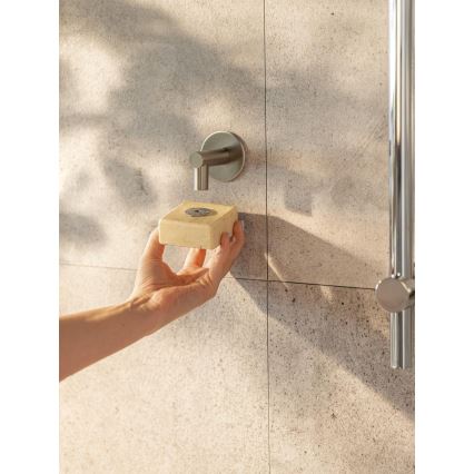 WENKO 24971100-Držák mýdla TURBO-LOC 4,5x7 cm stříbrná