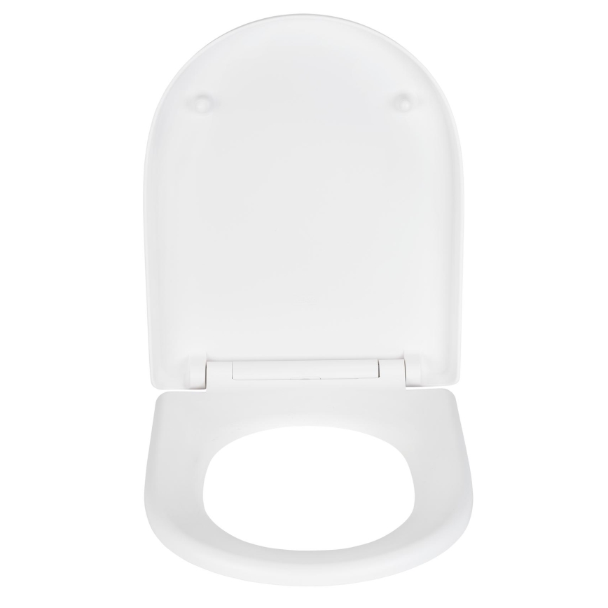 WENKO 24988100-WC sedátko EXCLUSIVE 45x36,5 cm bílá/stříbrná