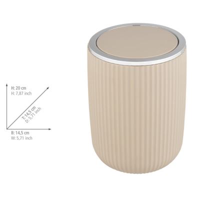 WENKO 25186100 - Koš AGROPOLI 14,5x20 cm béžová