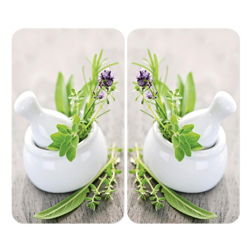 WENKO 2521420100 - Kryt varné desky 52x30 cm pestrobarevná/šedá/čirá