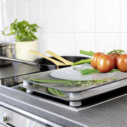 WENKO 2521420100 - Kryt varné desky 52x30 cm pestrobarevná/šedá/čirá