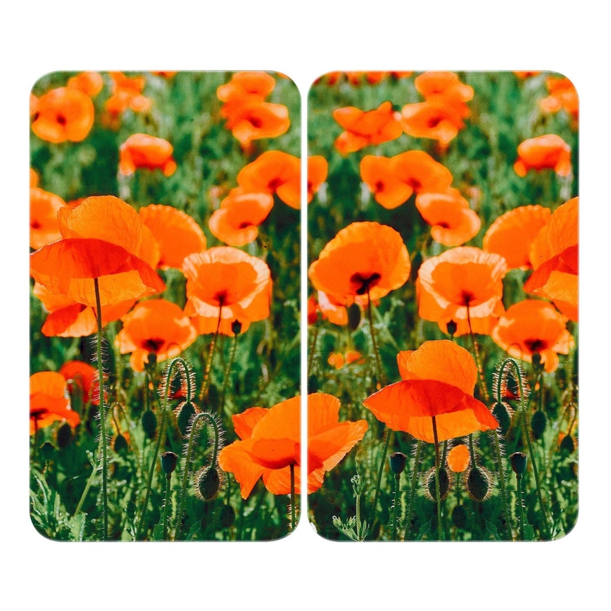 WENKO 2521434500-Krycí deska ABDECKPLATTE - BLUME/PFLANZE 30x52 cm pestrobarevná