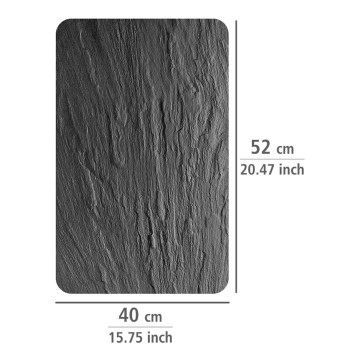 WENKO 2521499800 - Krycí desky SLATE 52x40 cm pestrobarevná/šedá/čirá